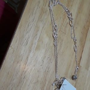 Silver and gold necklace